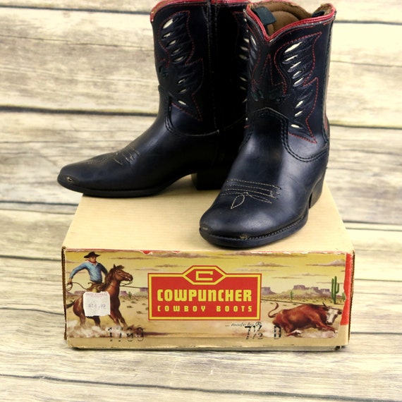 kids black cowboy boots