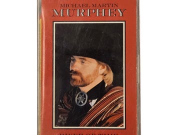 Fita cassete vintage de Michael Martin Murphey, "River Of Time", música country e western.