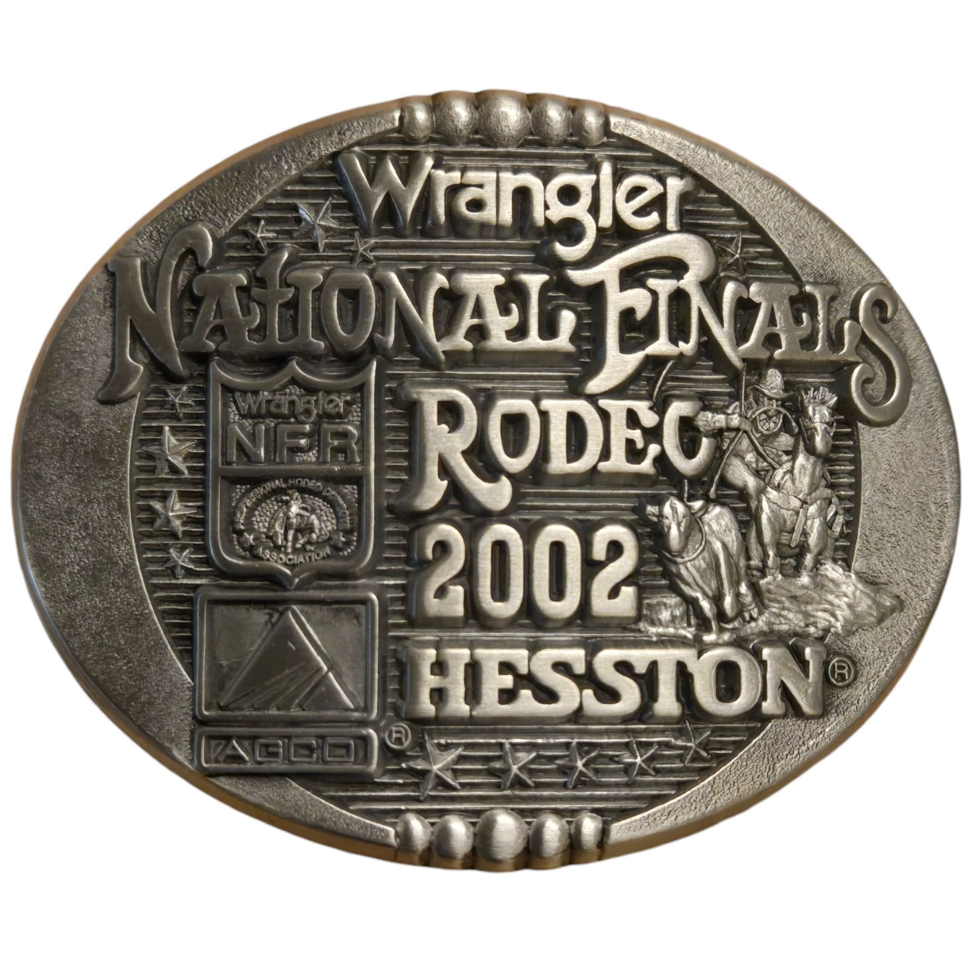 Nfr Belt Buckles Hesston Nfr Wrangler Nfr Belt Nfr Buckle 2002 - Main Image