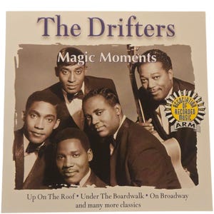 The Drifters Magic Moments CD Featuring 11 Classic Tracks Under The Boardwalk