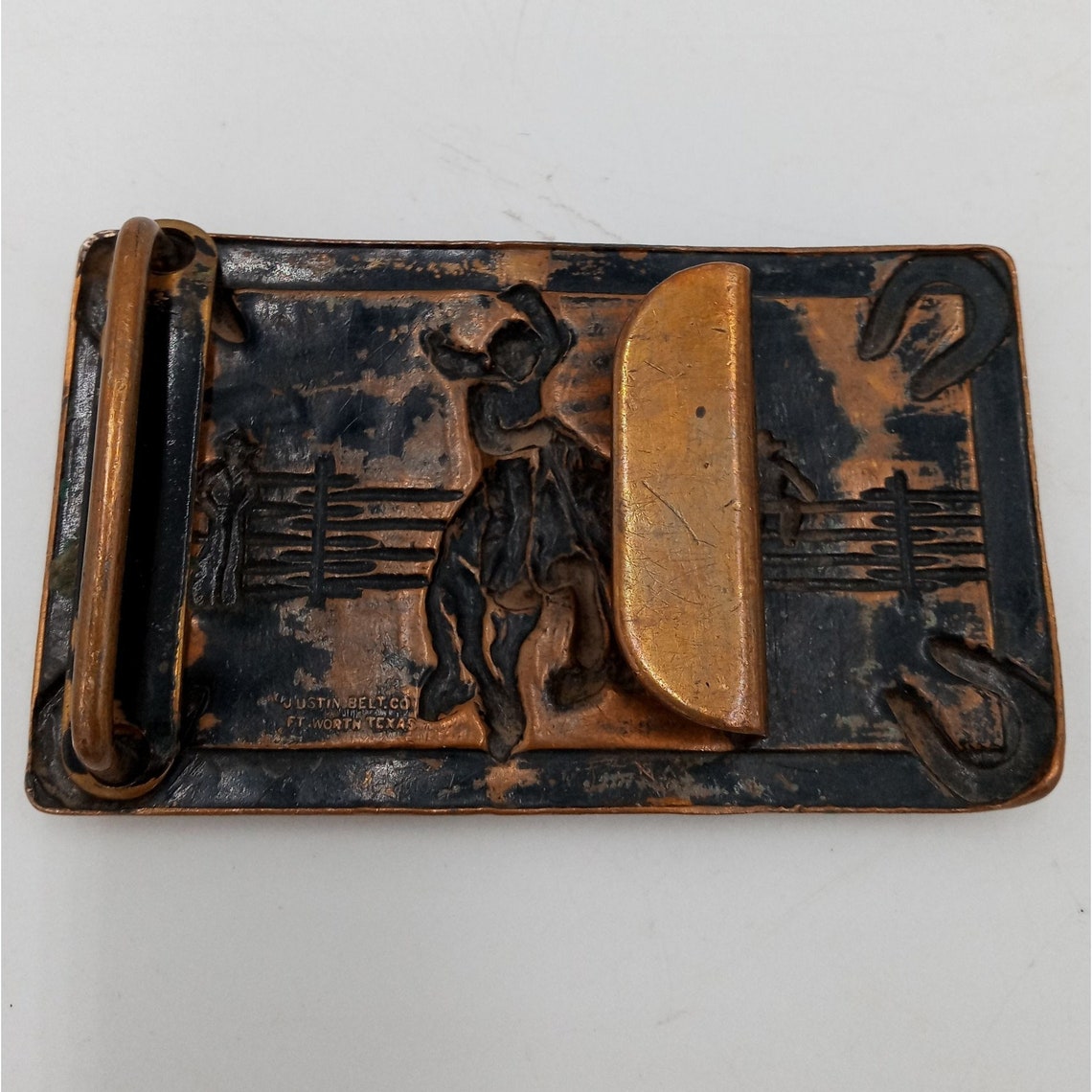Bronc Riding Belt Buckle Horse Cowboy Ranch Rodeo Justin Boots ...