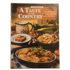 A Taste Of The Country Ninth Edition Cookbook 1996 Recipe Book Vintage