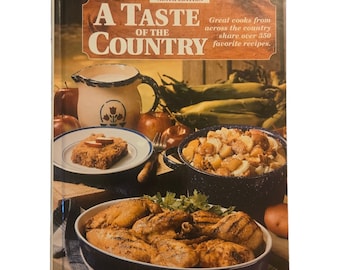 A Taste Of The Country Nona Edizione Ricettario 1996 Ricettario Vintage