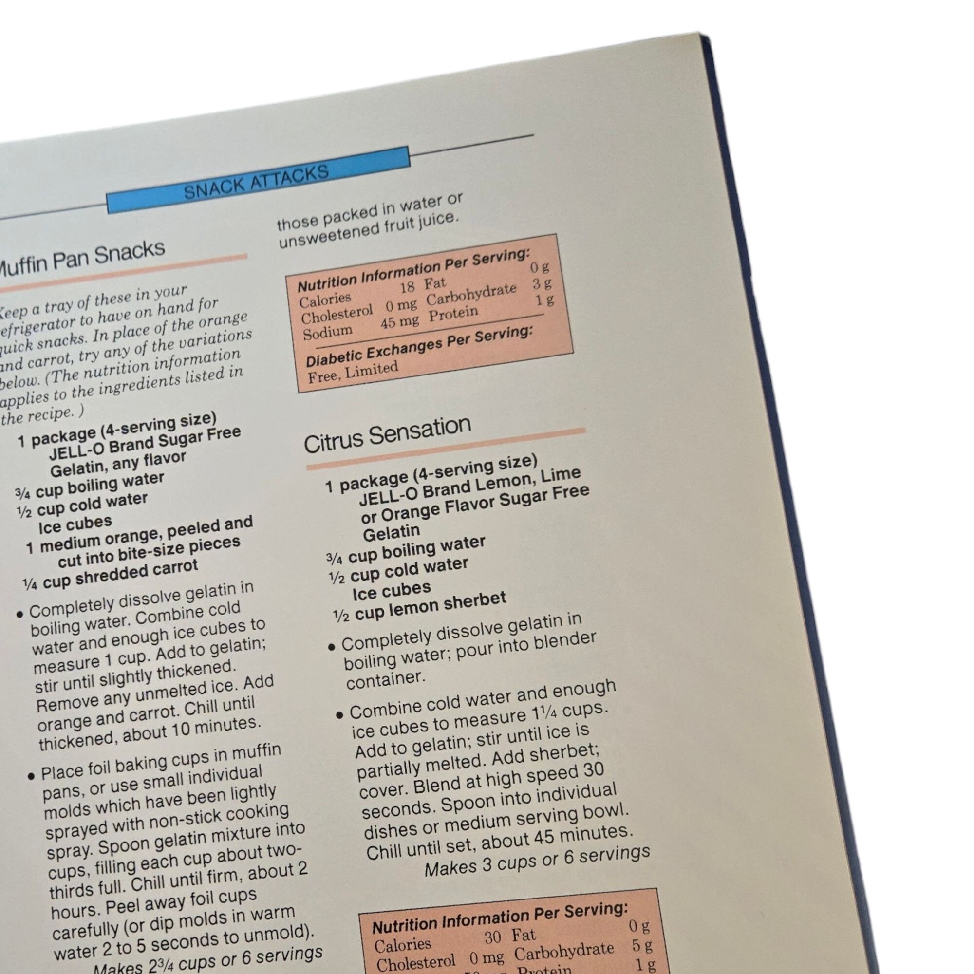 Sugar Free Jello Low Calorie Recipe Book Theres Always Room for