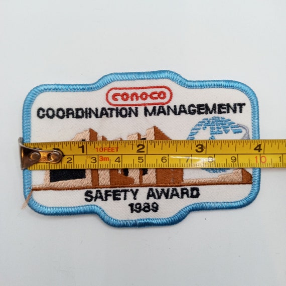 Conoco Uniform Patch 1989 Vintage Safety Award Coordi… - Gem