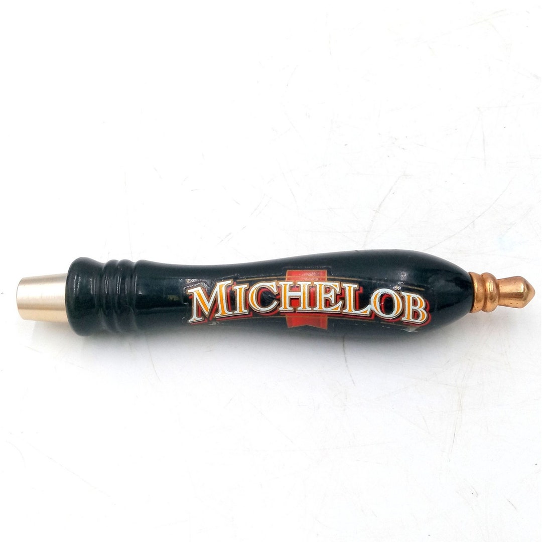 Vintage Michelob Beer Tap Handle Bar Saloon Barware 7 Inch Man Etsy