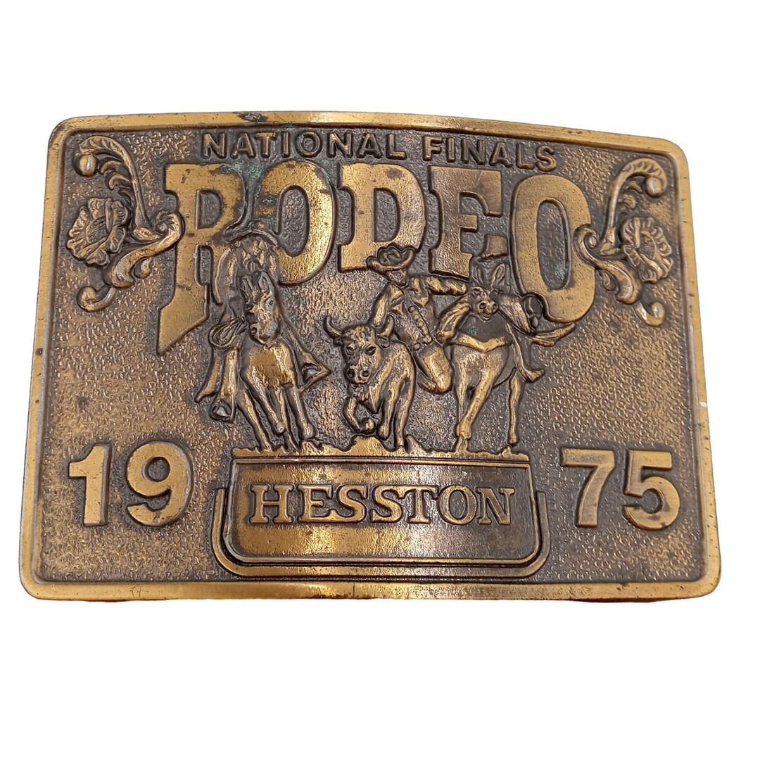 Nfr National Final Rodéo 77 Hesston Bull Rider Équitation Pro NOS Vtg - Foto 7