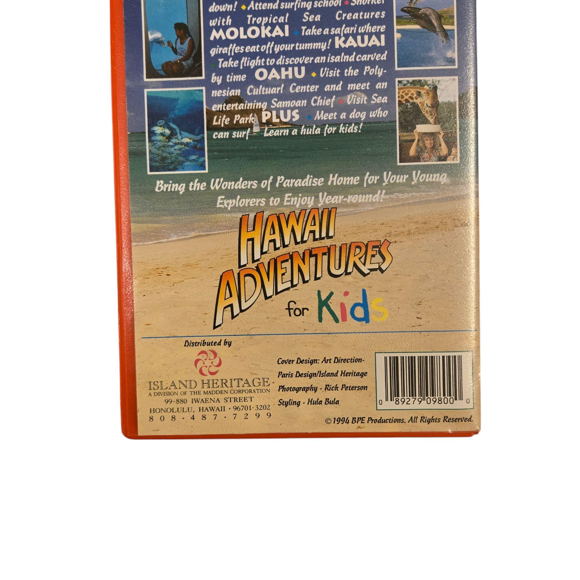 Hawaii Adventures for Kids VHS Tape Educational Film Dolphin