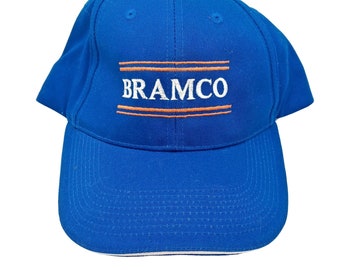 Bramco Strapback Hat Cap Adjustable Blue Vintage