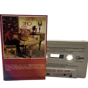 Christmas With Dino Kartsonakis Playing Your Favorite Carols Cassette Tape 1983 Holiday Music Promo Copy