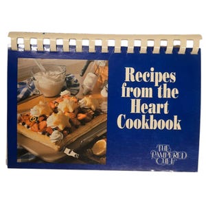 Rezepte aus dem Herzen-Kochbuch des Pampered Chefs, Spiralgebunden, 1997 Vintage