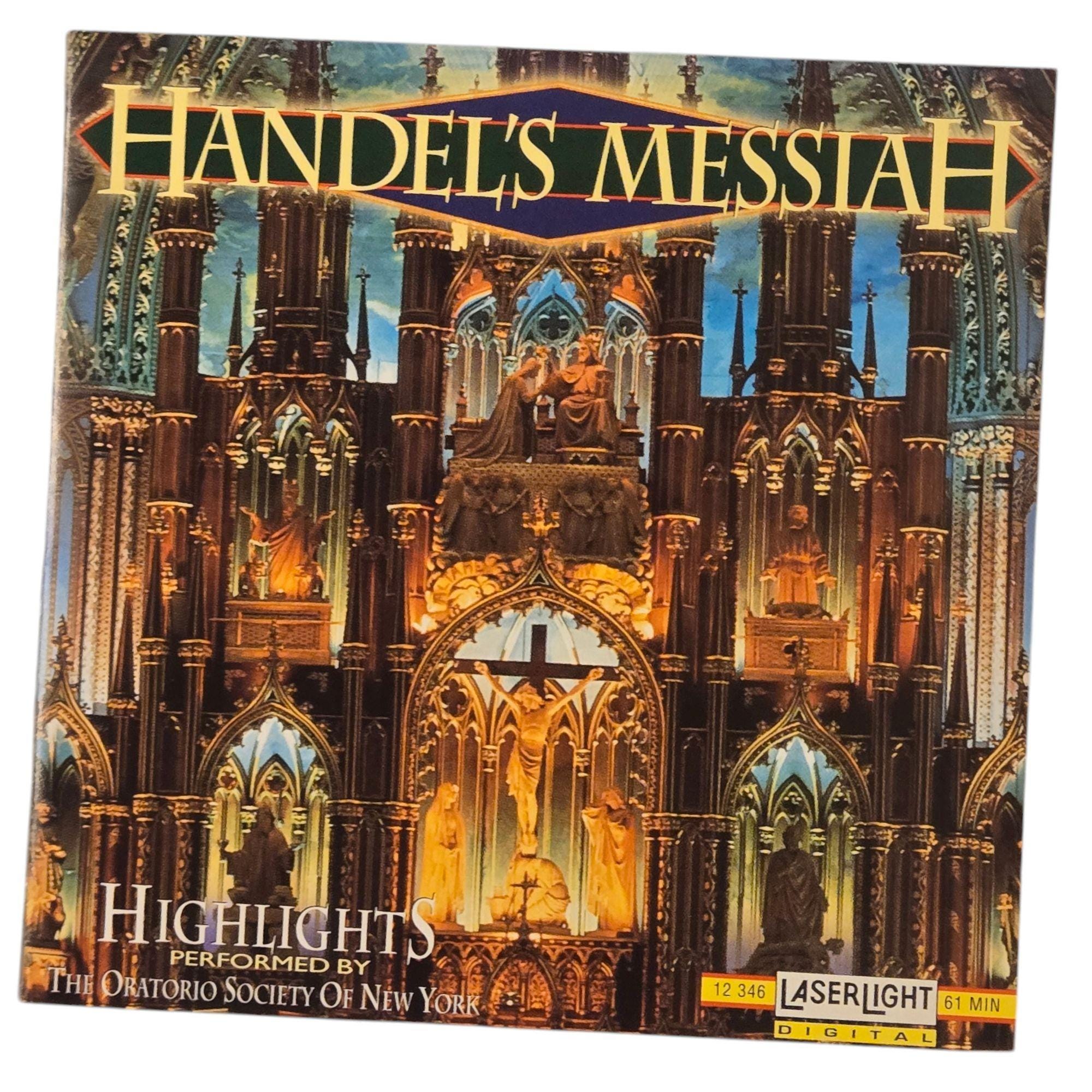 Handels Messiah Highlights CD Oratorio Society of New York