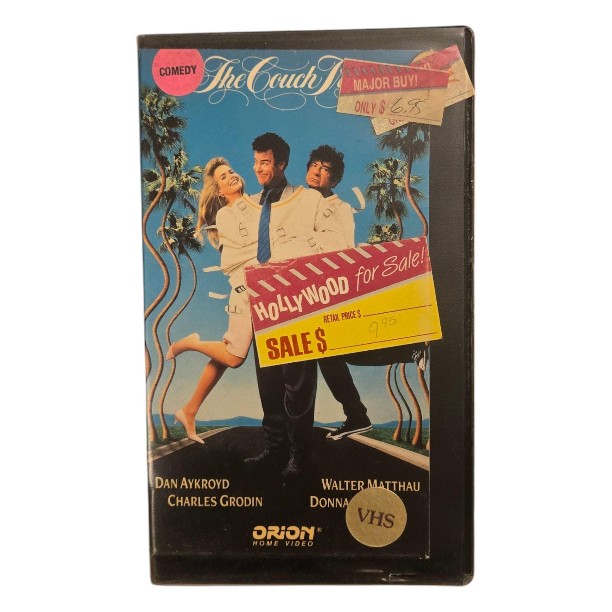 The Couch Trip VHS Comedy Movie 1988 Dan Aykroyd Charles Grodin