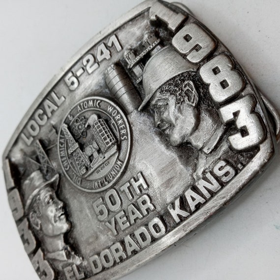 El Dorado KS Belt Buckle Union Oil Chemical Atomi… - image 5