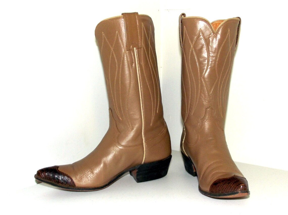 mens light tan cowboy boots