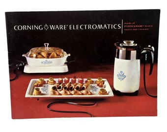 Corning Ware Electromatics Rezeptbuch Kochbuch Vintage Heft 1970er Jahre Corningware