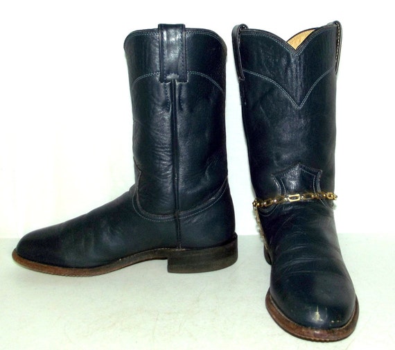 botas vaqueras azules para hombre