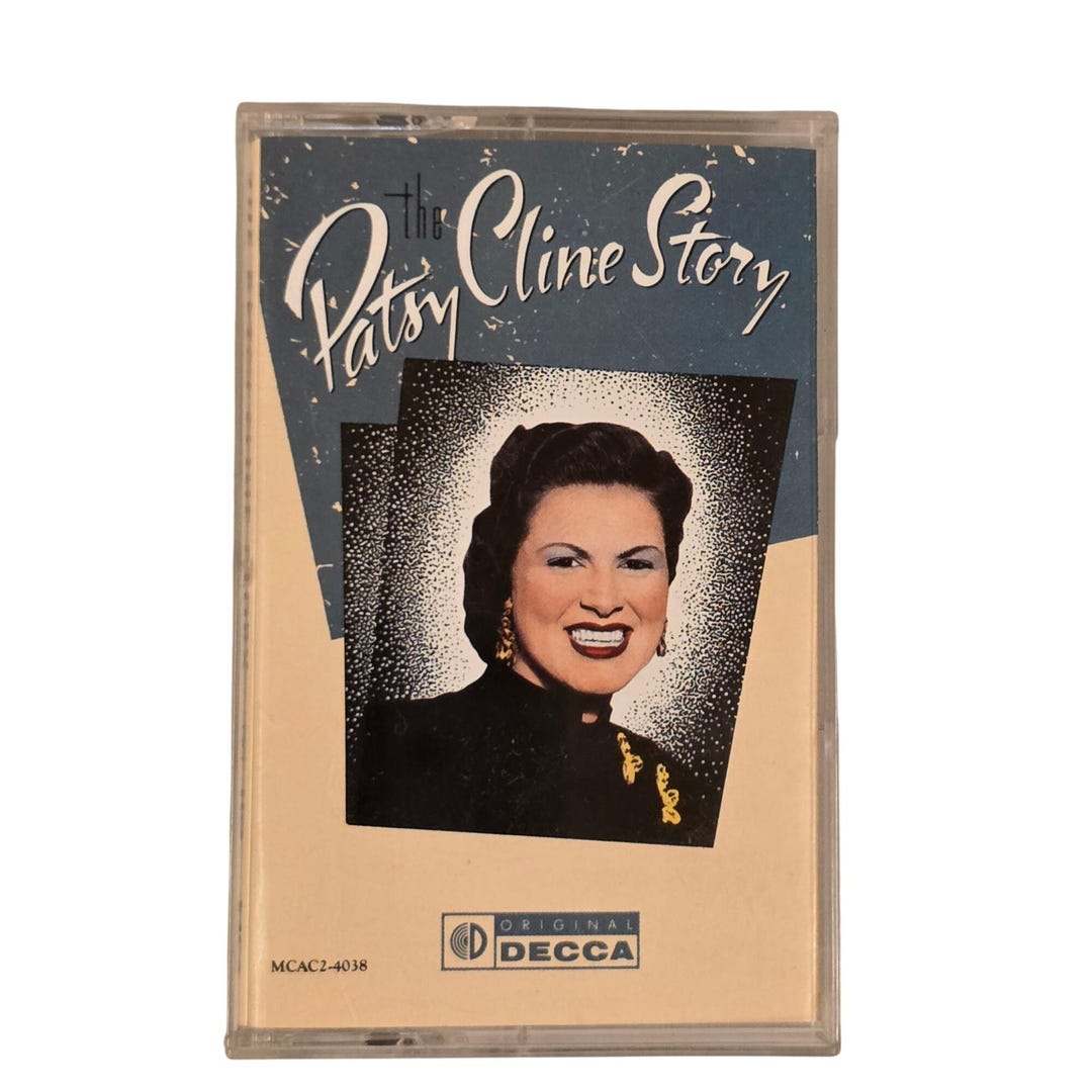 Patsy Cline Records The Patsy Cline Story Cassette Tape Original Decca MCA Records 1988 ...