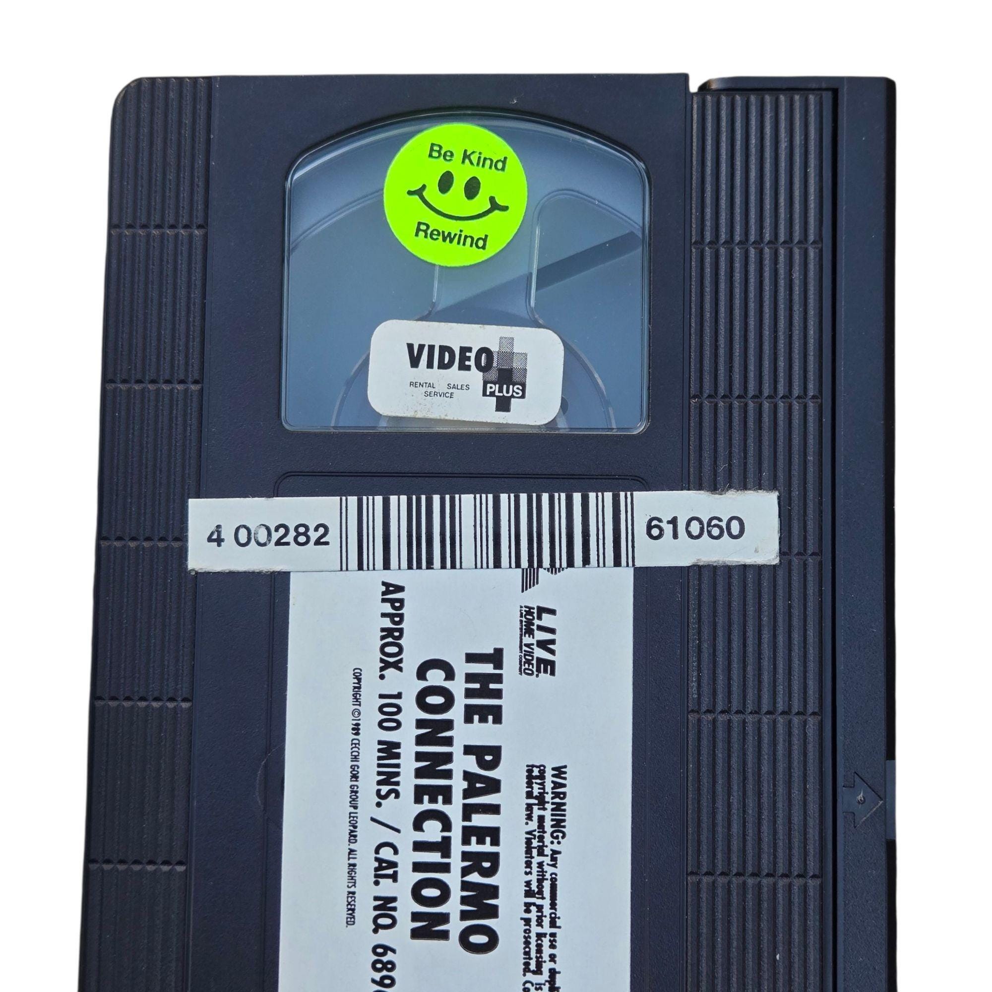The Palermo Connection VHS Movie Tape James Belushi Mimi Rogers Drama ...