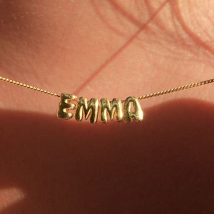 El regalo personalizado definitivo: collar de burbujas de plata esterlina, hazlo tuyo; collar de burbujas personalizable para un toque único, lujo cotidiano