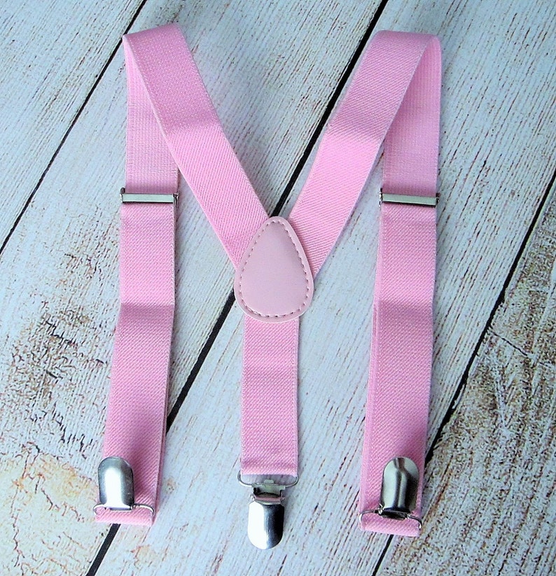 Pink Suspenders Infant suspender girls boys baby kids toddlers Suspenders photo shoot first birthday cake smashing