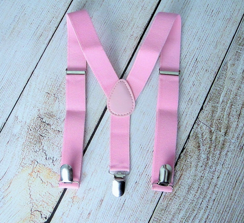 Pink Suspenders Infant suspender girls boys baby kids toddlers Suspenders photo shoot first birthday cake smashing