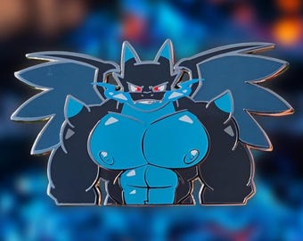 Baramon - Blue Dragon Pin