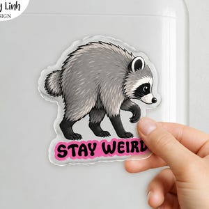 Jimothy Magnet, Jimothy Raccoon Magnet, Seattle Meme Gift, Ballard Raccoon Fridge Magnet