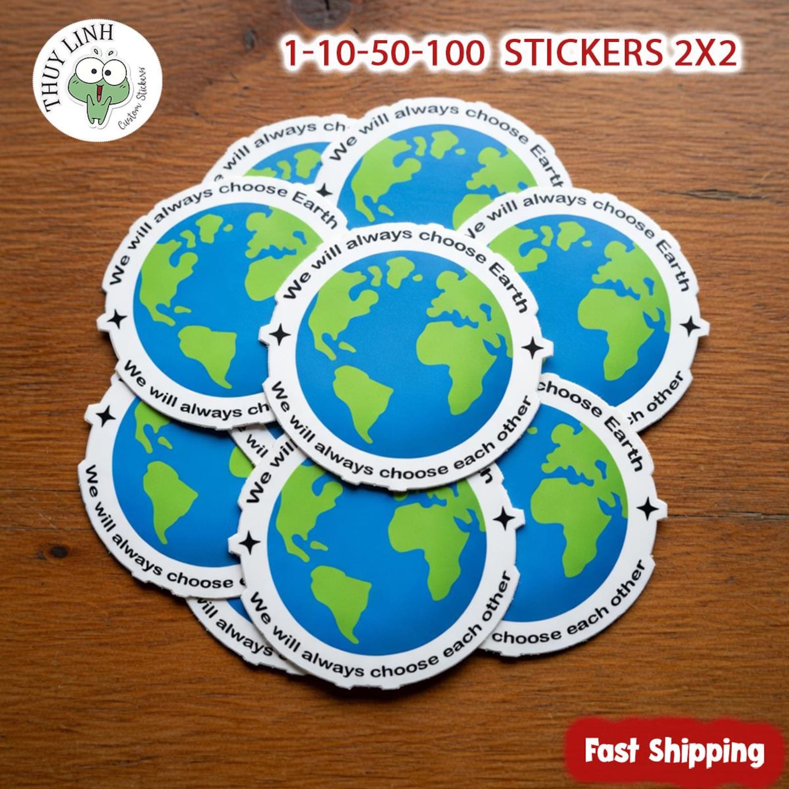 Artemis II Earth Quote Sticker, Water-resistant Moon Landing Vinyl ...