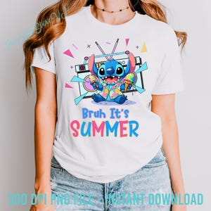 Bruh It&#39;s Summer Png, Trendy Cute Summer Png, Beach Vibes Png, Preppy summer Png, Summer Vibes Png, Family Vacation Png, Coquette Bow Png