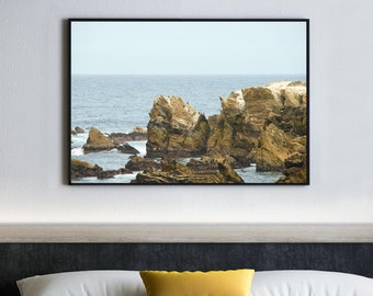 California Landscape Print, Montana de Oro, Beach Art, Outdoor Photography, Pacific Ocean, Beach Photography, Central California, Adventure