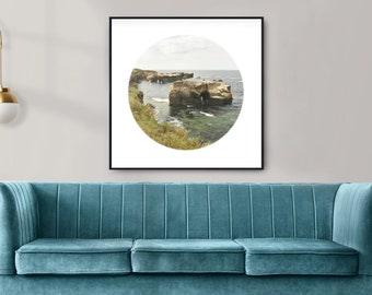 California Landscape Print, Montana de Oro, Beach Art, Outdoor Photography, Pacific Ocean, Beach Photo, Central California, Stonehenge