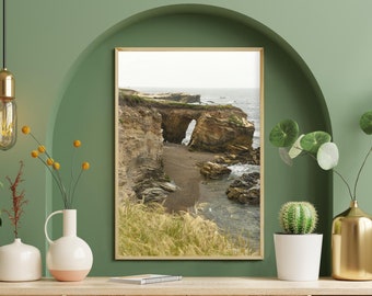 California Landscape Print, Montana de Oro, Beach Art, Outdoor Photography, Pacific Ocean, Beach Photo, Central California, Stonehenge