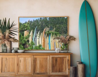 Die Küste von Oregon Druck, Surfbrett Kunst, Brandungs Fotografie, Pazifische Stadt, Pazifischer Nordwesten, Strandfotografie, Cape Kiwanda