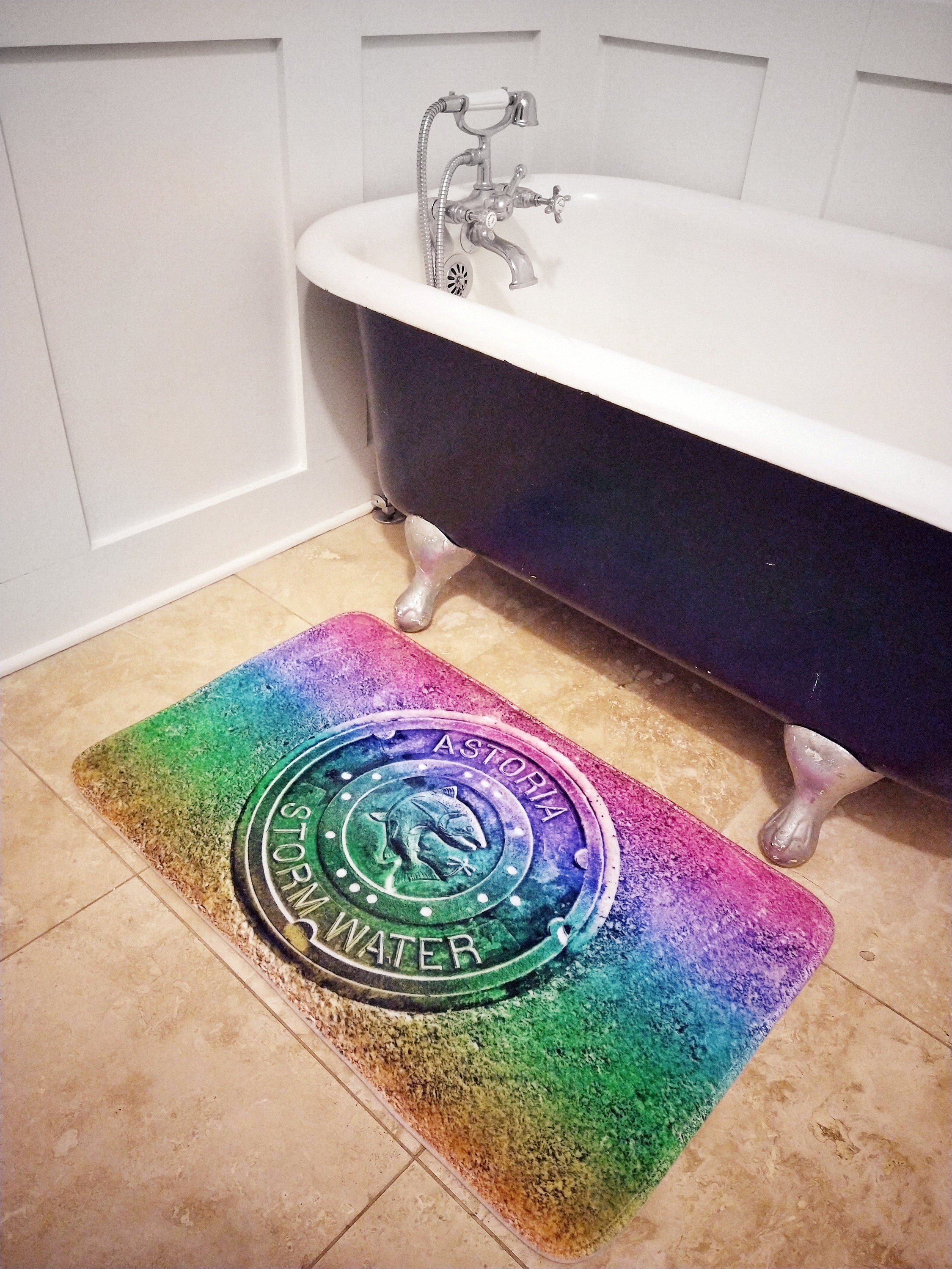 Alfombra de baño de playa Océano Pacífico decoración de | Etsy
