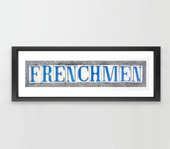 Street Tile New Orleans Art Print, French Quarter, Louisiana