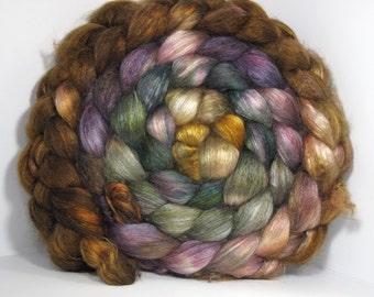 Baby Camel Bombyx Silk 50/50 Roving Combed Top - 5oz - Tanglewood 2