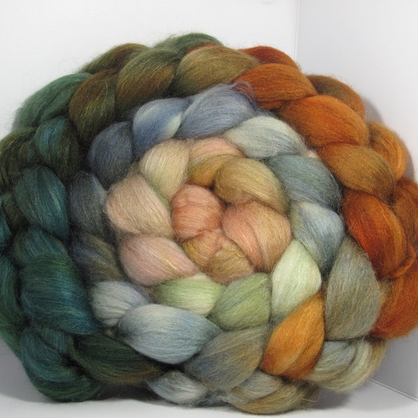 Baby Camel Merino Cultivated Silk 40/40/20 Roving Combed Top - 4oz - Nargle 2