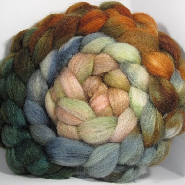 Baby Camel Merino Cultivated Silk 40/40/20 Roving Combed Top - 4oz - Nargle 1