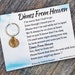 Dimes From Heaven Poem by K. Plunkett Keychain Gift Loss - Etsy