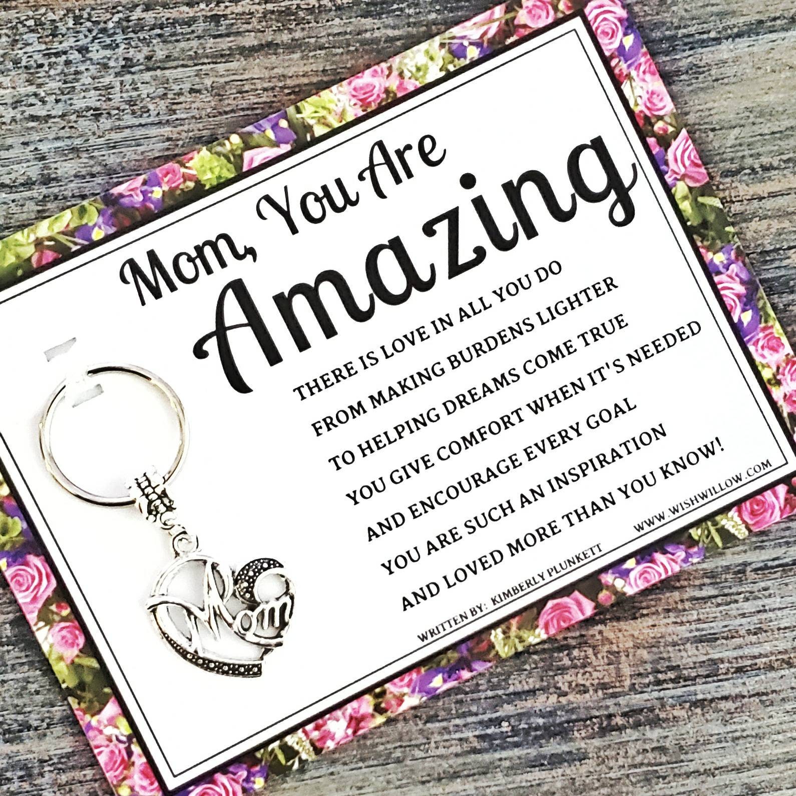 Mom, You Are Amazing! Thoughtful Birthday Gift Poem By K. Plunkett