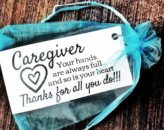 Thank You Gift - Caregiver, Nurse, Nurses Aide, Home Health Care, Nursing Home, Rehabilitation, Hospice - Heartbeat Keychain