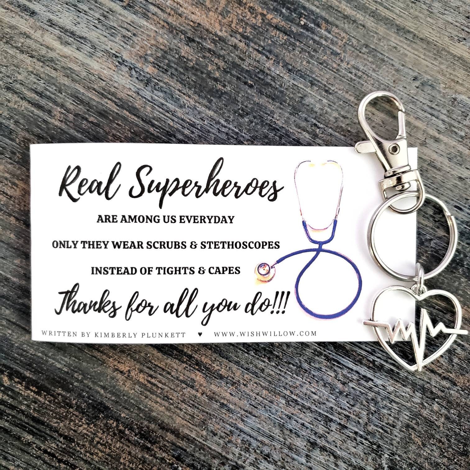 Thank You Gift Nurse, Doctor, Healthcare, Medical Real Heroes Wear