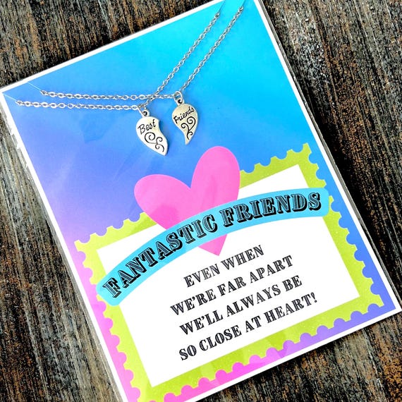 SALE - Best Friends Necklace Set - 18” Stainless Steel Chains - Fantastic Friends