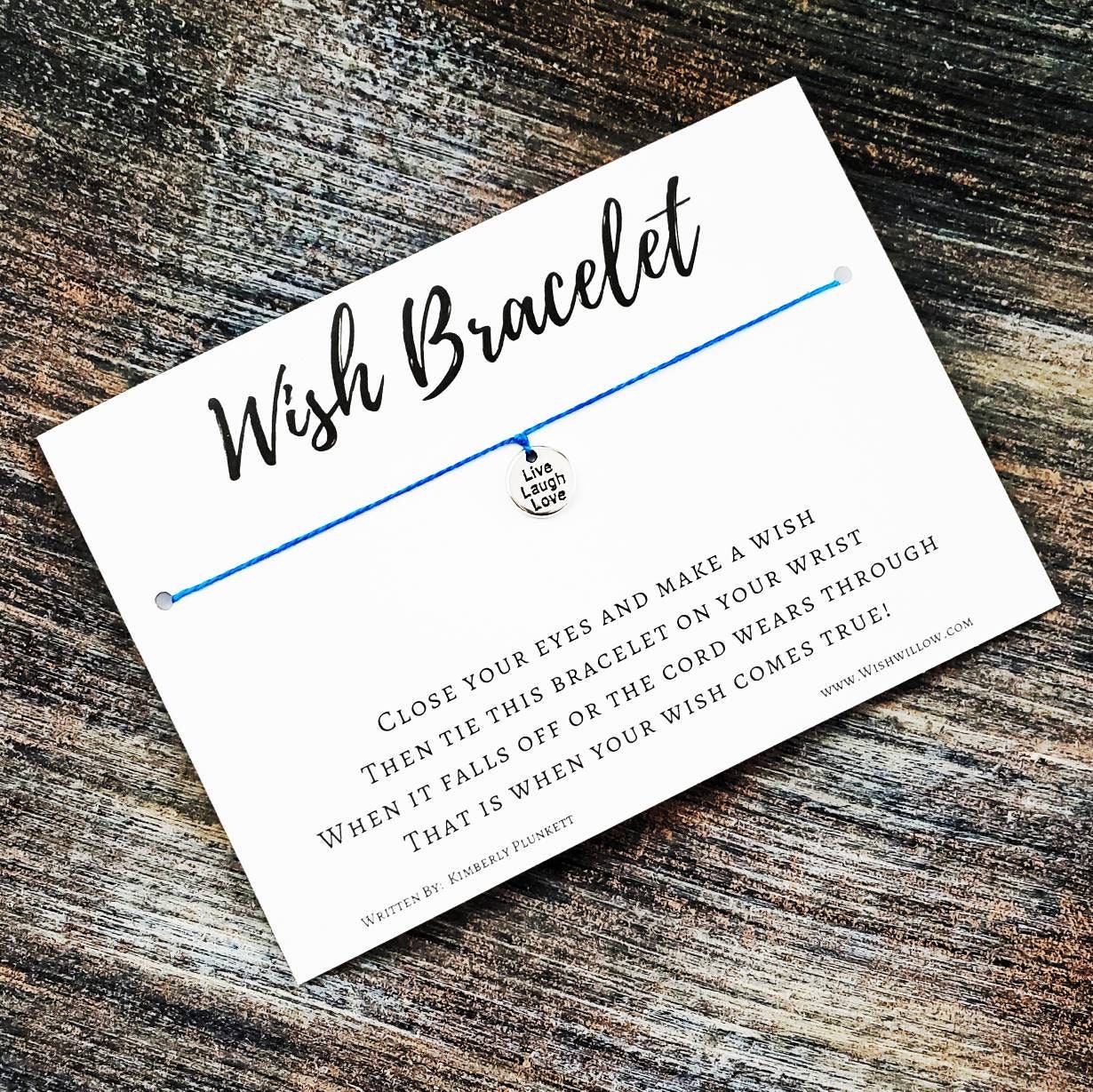 Wish Bracelet Gift Spread Kindness Inspire Encourage Motivate