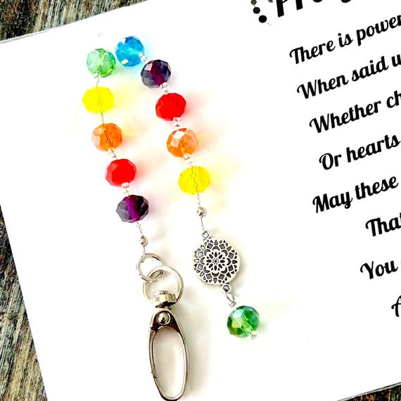Prayer Beads - Encouragement Gift - Poem By Kimberly Plunkett