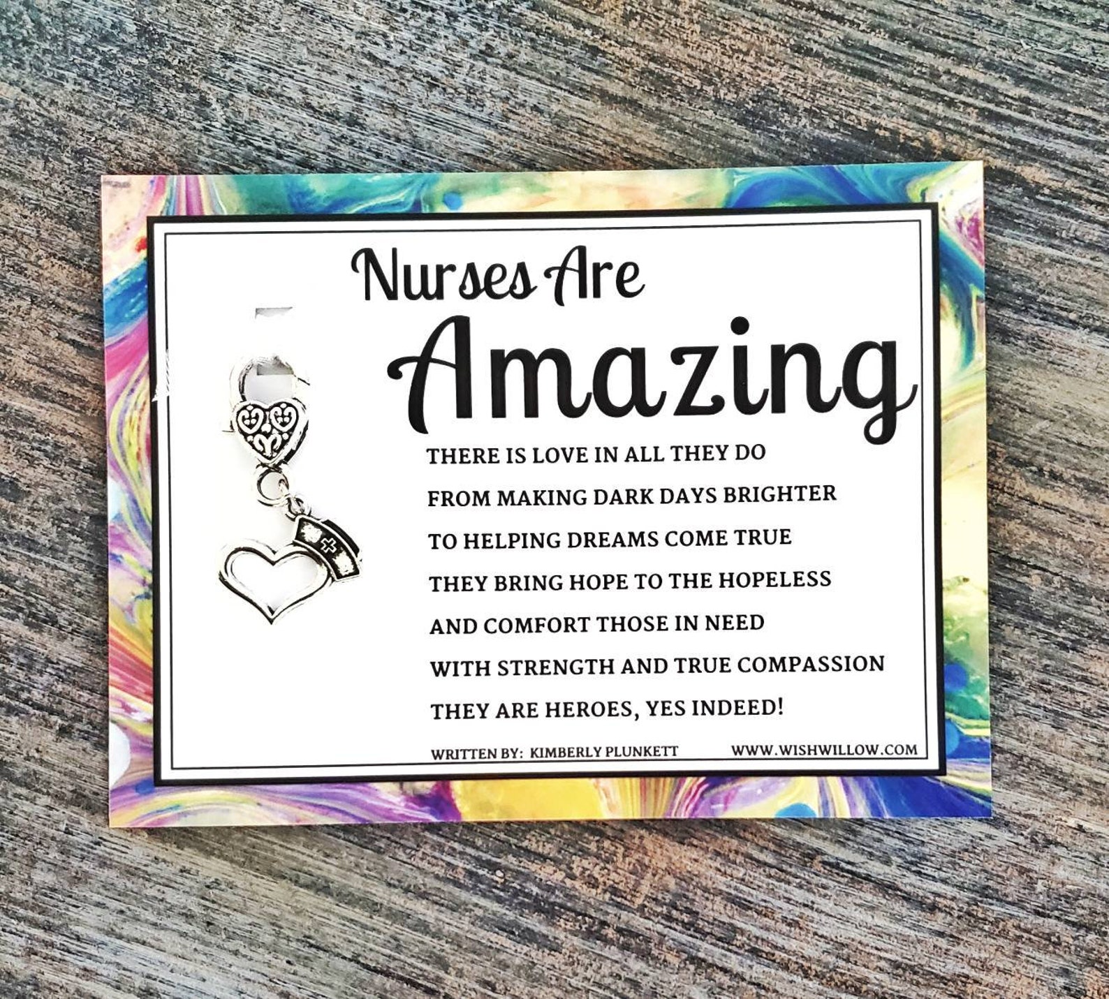 Nurses Are Amazing Thank You Gift Nurses Week Poem by Etsy