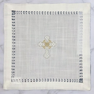 Altar Corporal Cloth Cross Embroidery Holy Communion Eucharist ...