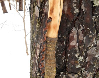 Maple wood Walking Stick, Tall Heavy Duty Hiking Staff for Nature hikes, gift for hiker, Trail Hiking, Wooden Staff