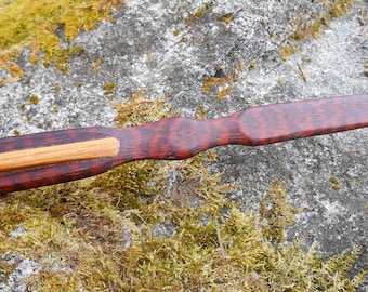 Snakewood Wand, Exotic Wood magic wand, Healing energy